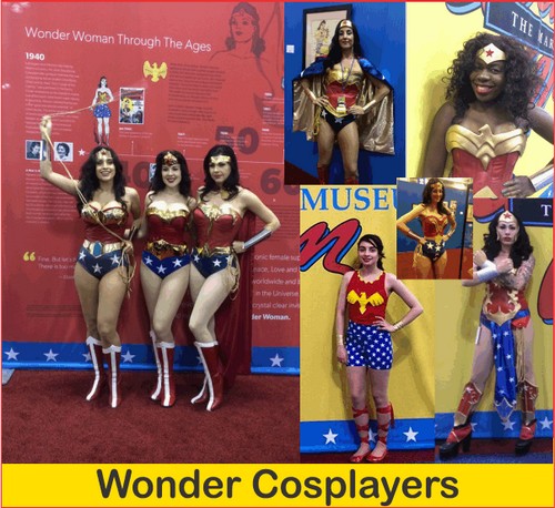 Wonder Woman Cosplayers at AC Boardwalk Con 2015