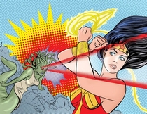 MAC Wonder Woman makeup artwork