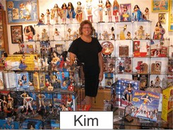 Kim in the Marston Family Wonder Woman Museum