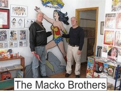 Macko Brothers in the Marston Family Wonder Woman Museum